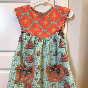 Jelly the Pug Boats dress